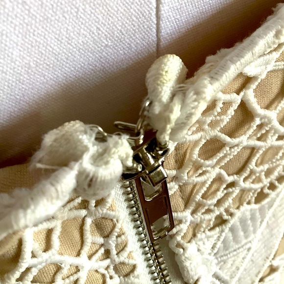 Beautiful White Crochet Lace Dress - Picture 10 of 15